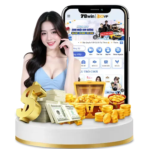 Biểu tượng hộp quà và tiền vàng thể hiện các ưu đãi độc quyền trên ứng dụng Jun88aa1